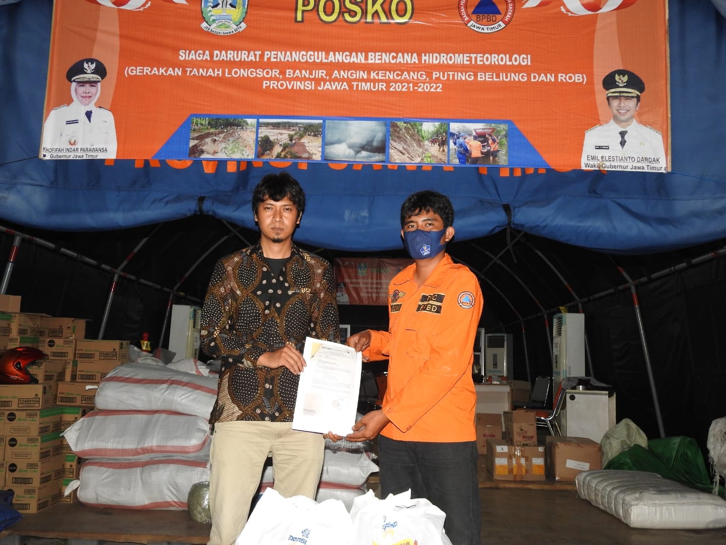BPBD Prov Jatim Suport Acara Tabur Bunga Media Independent Online Surabaya