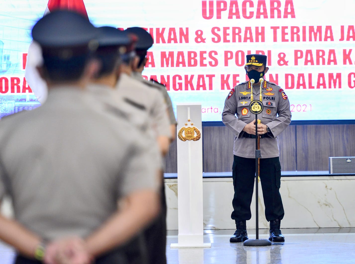 Lantik Kabaintelkam hingga Kapolda, Kapolri: Jangan Padamkan Api Pada Saat Api Besar