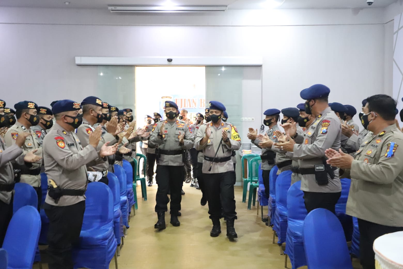 Brimob Nusantara Polres Mojokerto : "Kami tetap Satya Haprabu"