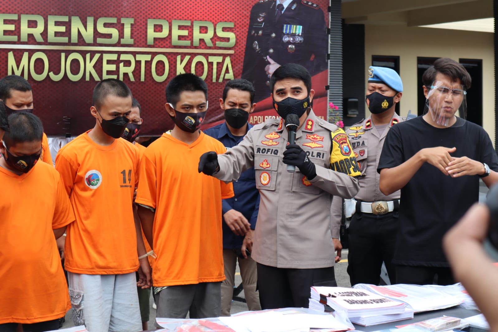 Polresta Mojokerto Bongkar Penipuan dan Penggelapan di Mega Finance hingga 1,2 M
