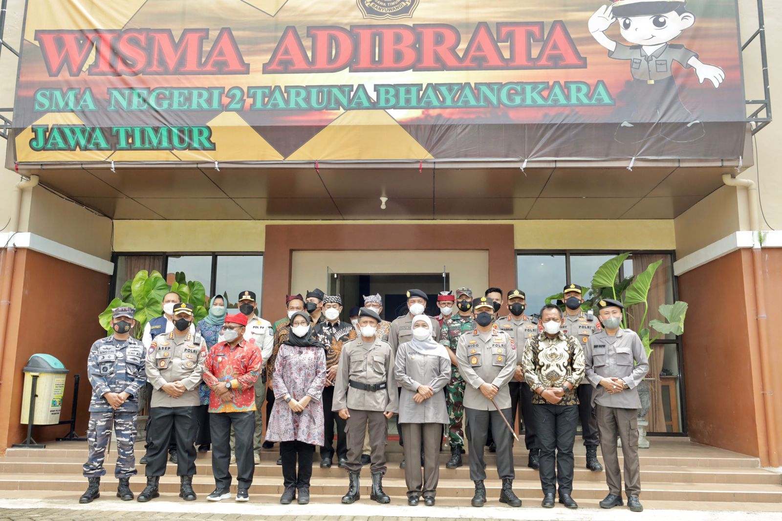 Sinergitas Pemprov Jatim Dengan Polda Jatim Wujudkan SMAN 2 Taruna Bhayangkara