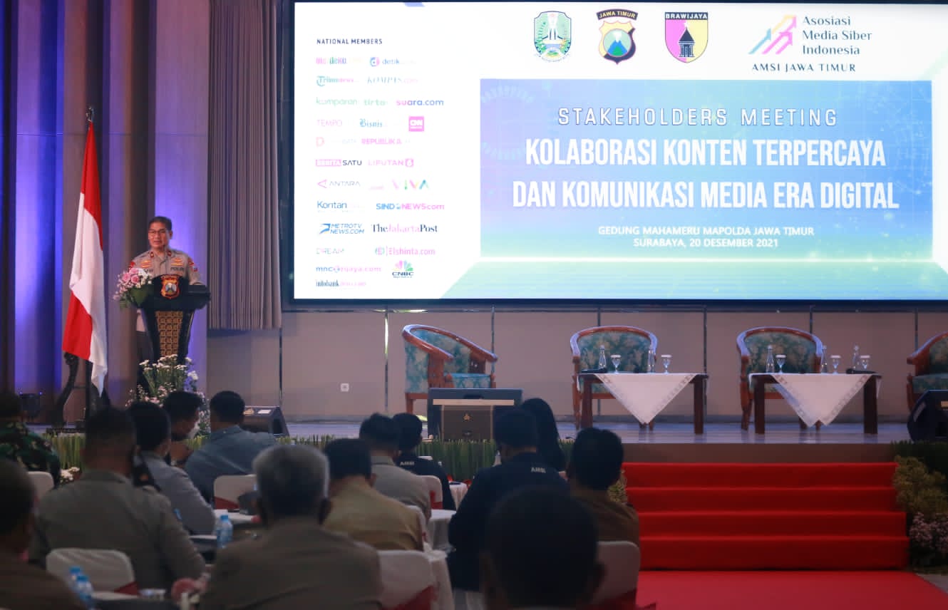 AMSI Bersama Stakeholder dan Polda Jatim, Menggelar Kolaborasi Konten Terpercaya dan Komunikasi Media Era Digital