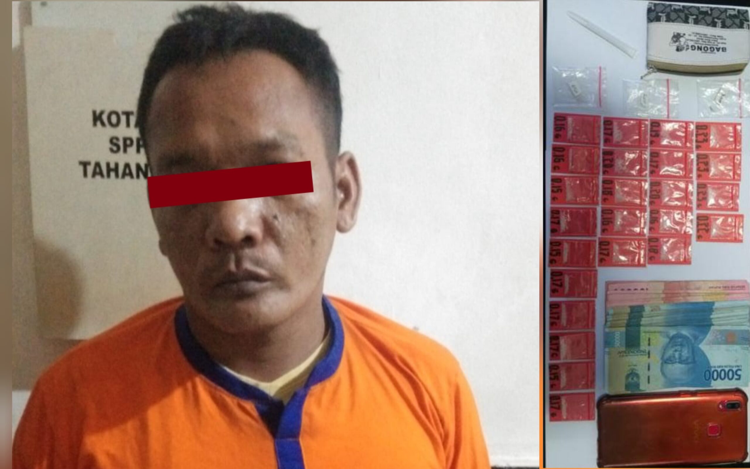 Pengedar Sabu Di Menganti Dibekuk Polisi Di Rumahnya, Satu Lagi DPO