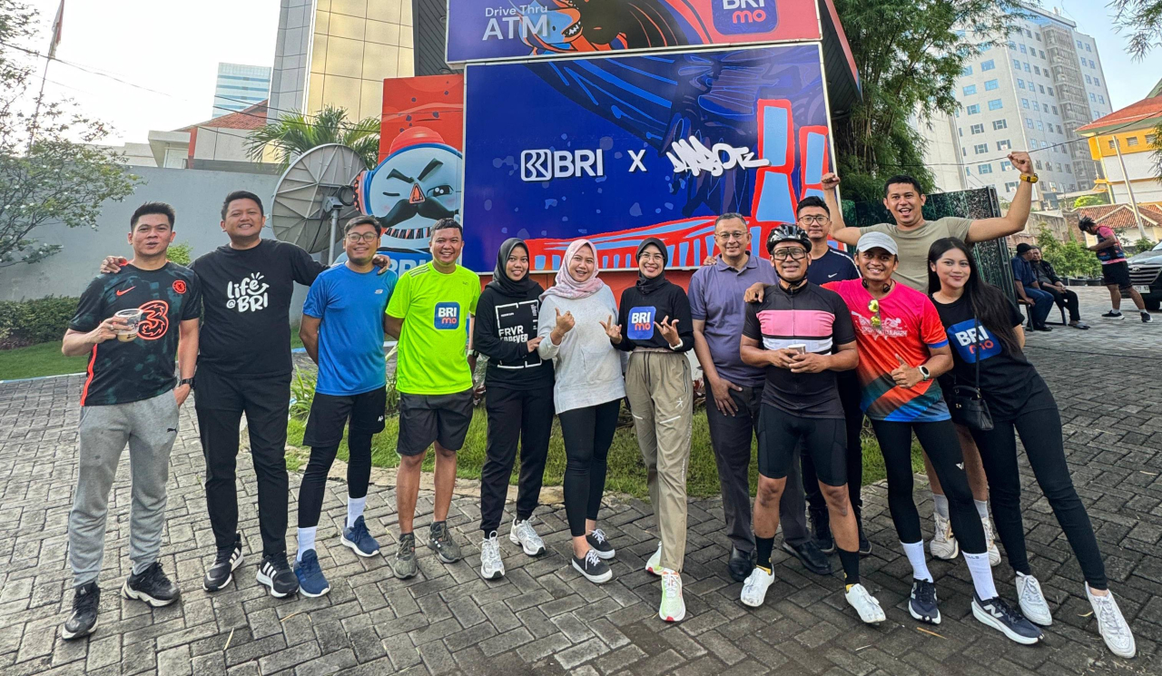 Dukung Gaya Hidup Sehat dan Transaksi Cashless, BRI BO Surabaya Tanjung Perak Gelar Tunjungan Loop