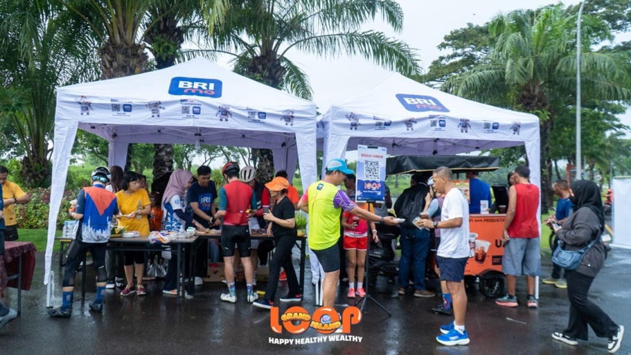 Antusiasme Masyarakat ikuti Grand Island Loop BRI Cabang Mulyosari