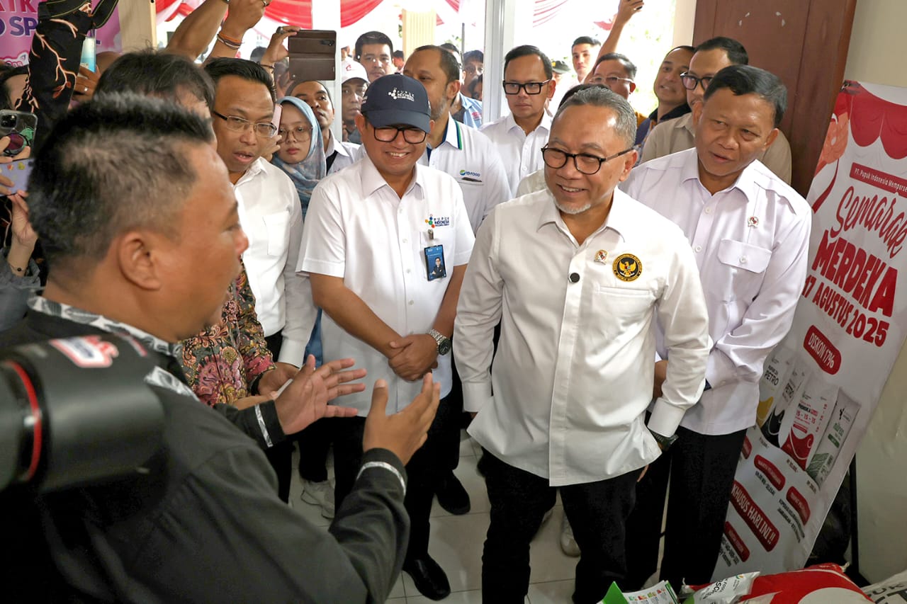Koperasi Merah Putih Surabaya di Resmikan Menko Zulkifli Hasan