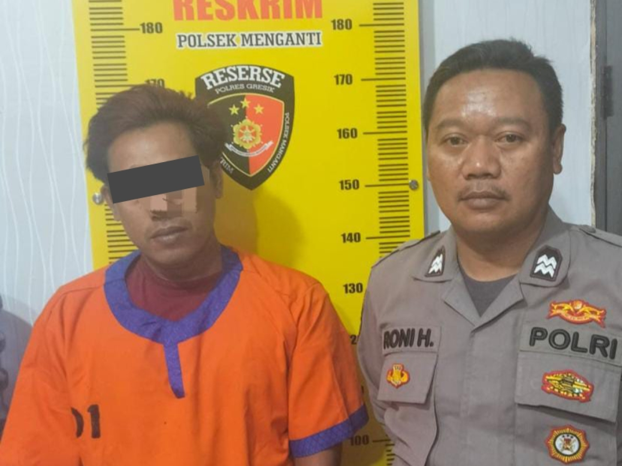 Pelaku Curanmor di Enam Lokasi Keok di Tangan Polsek Menganti
