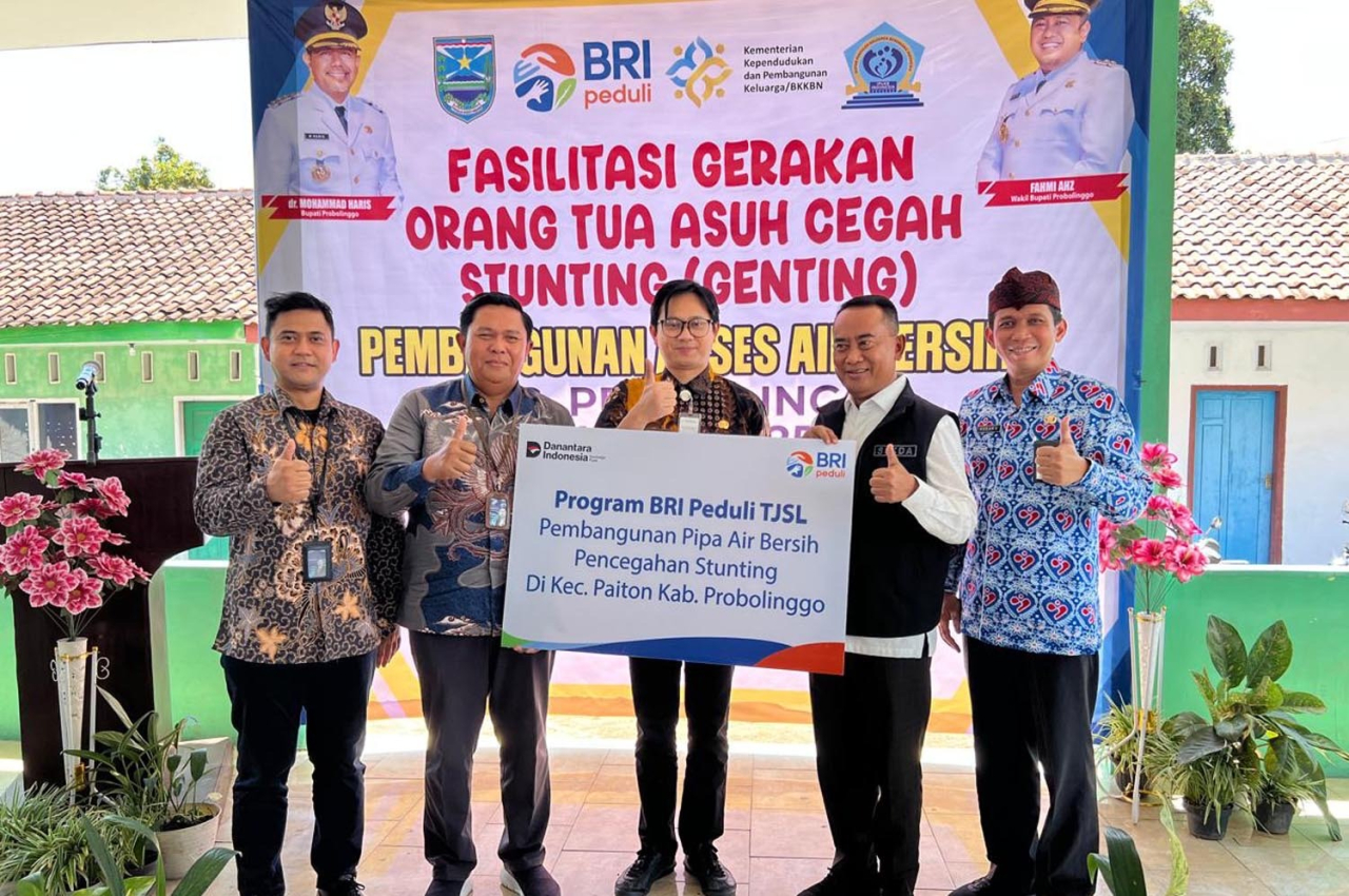 Langkah Konkret BRI KCU Surabaya di Probolinggo: Sumur Bor Atasi Stunting dan Diare