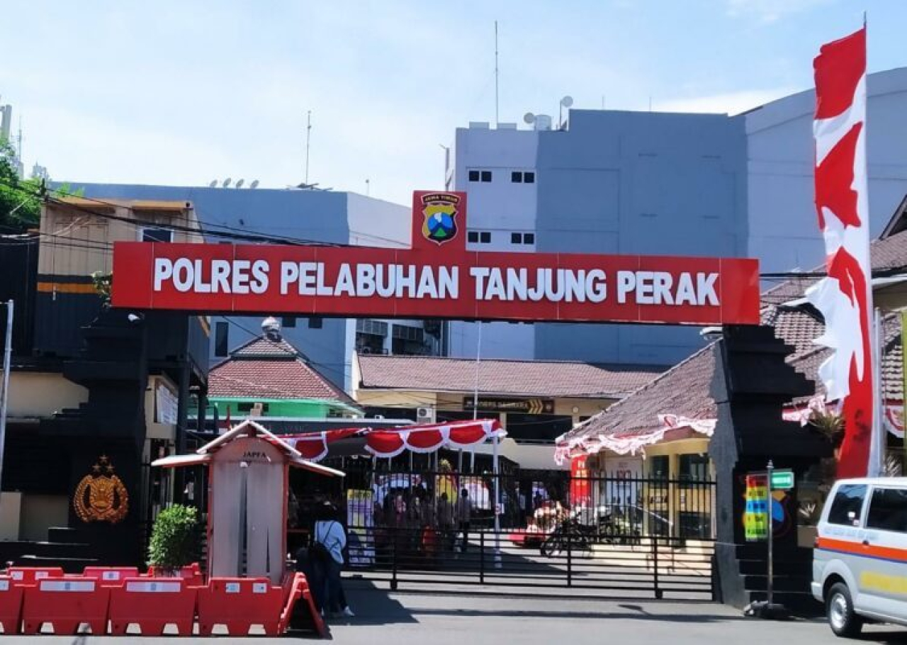 Polres pelabuhan tanjung perak surabaya (Foto: Dok info/KJN/okejatim)